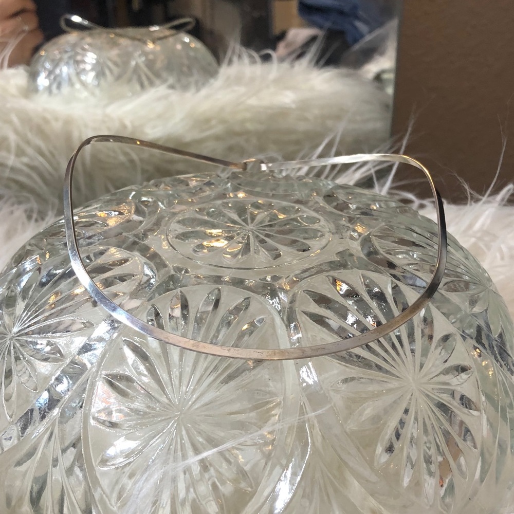 •SOLD• 18” vintage sterlingsilver choker necklace